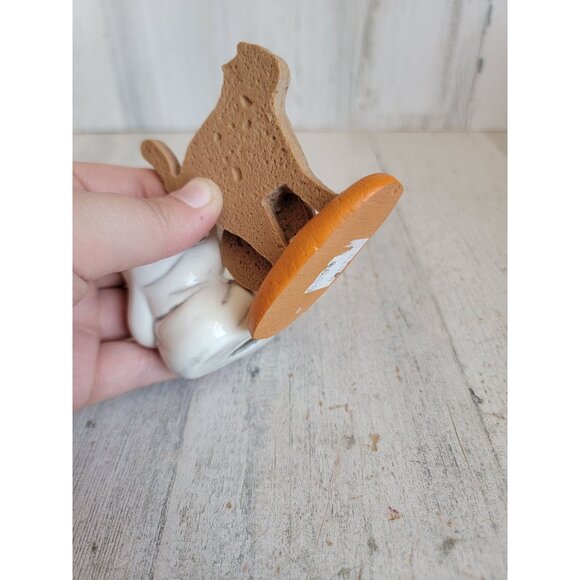 Vintage gingerbread cat cookie ghost figurine pumpkin village accessory figure H - Picture 5 of 5